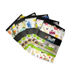 Suff 4'lü Çiçek Sepeti Mutfak Bezi 70x50