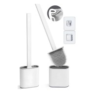 Silikon Banyo Tuvalet Klozet Fırçası ve Tutucu Set